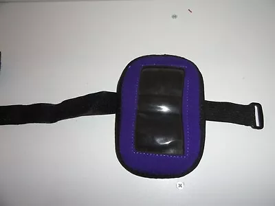 Purple Armband Phone Holder With Strap For Exercising-for Small Phone/ipods • $6.99