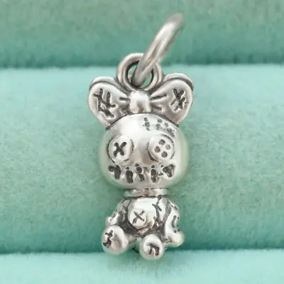 Voodoo Doll Charm Pendant Dangle In 925 Sterling Silver Magical Halloween Gift • $14.58