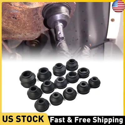 14 Pcs Universal Rubber Ball Joint Rubber Dust Boot Cover Track Rod End Set Kit • $13.99