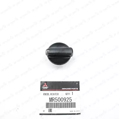 OEM Mitsubishi 02-07 Lancer & 03-06 Outlander Heater A/C Control Knob - MR500925 • $13.90