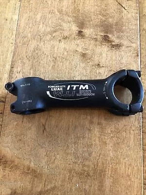 $14 • Buy ITM Forged Lite Luxe 110mm Threadless Road Stem 1 1/8  X 31.8 Super Over