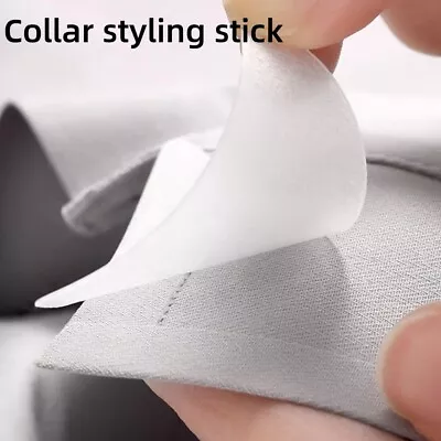 No Curl Collar Polo Shirt Collar Stays Men Suit Collar Stickers Shirt Collar • £4.29