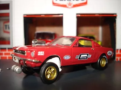 1966 Ford Mustang Limited Edition 1/64 Red M2  Mr Gasket   Gasser Race Car!!! • $22.95