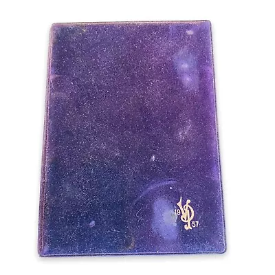 Vintage Veiled Prophet 1957 Notebook With Purple Cover With Christmas List? • $34.99