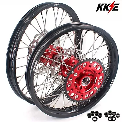 KKE 21/18 CNC Wheels Rims For 2024 GAS GAS EC 250 / EC 300/EC 450F /EX 350F Disc • $649