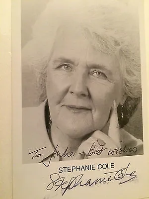 6x4 Hand Signed Photo Of Stephanie Cole - Open All Hours Tenko Waiting For God • £7.99