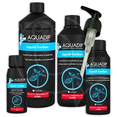 £6.49 • Buy AQUADIP Liquid Carbon Plant Fertiliser CO2 EasyCarbo Treatment Aquarium Tank