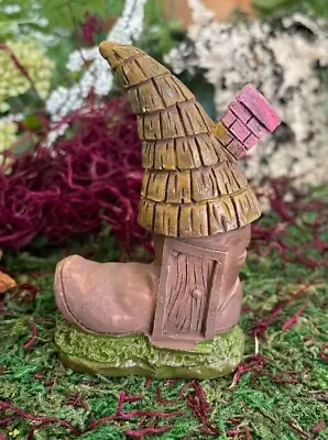 $5.97 • Buy Dollhouse Fairy Garden ACCESSORIES Gnome Old Mother Hubbard SHOE HOUSE NEW