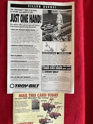 Vintage 1994 Print Ad Troy Bilt Roto Tiller Advertisement • $6.90