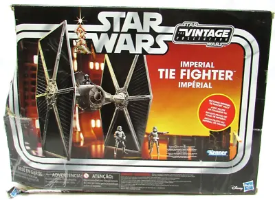 2017 Star Wars Vintage Collection Imperial Tie Fighter W Fighter Pilot *Pkg Wrn* • $54.99