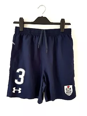 Queens Park Training Shorts. Medium. Original UA. Blue Adults Football M. • £16.99