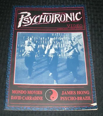 $15.25 • Buy 1990 PSYCHOTRONIC VIDEO Magazine #4 VG 4.0 David Carradine / Mondo Movies