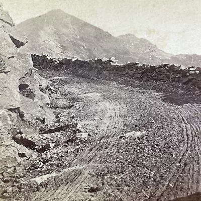 Antique 1870s Mount Washington Horse Carriage Road NH Stereoview Photo Card 1782 • $24.99