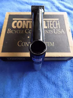 Vintage Control Tech Alloy Quill Stem 150mm 0 Deg 1-1/8  25.4 In Box Blk • $44.99