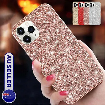 $10.48 • Buy Case Cover Bling Sparkle Liquid For Women Girls For IPhone 13 Pro Max 12 11