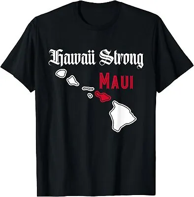 Pray For Maui Hawaii Strong Muai Map Fire Gift Unisex T-Shirt • $19.99