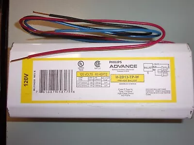 Advance 120v H-2B13-TP-W Pre-Heat Ballast • $19.99