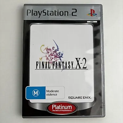 Final Fantasy X-2 Platinum Edition PlayStation 2 Game PS2 PAL With Manual Mint • $19.95