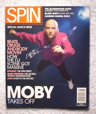 Moby * Spin Magazine June 2000 Special Dance Issue Dj Scene *no Tag • $19.98