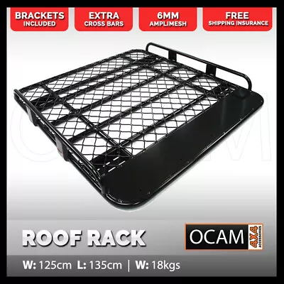 OCAM Aluminium Tradesman Roof Rack For Nissan Navara D22 Dual Cab Alloy • $549