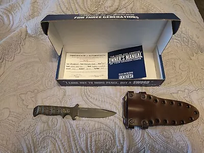 Dawson Knives Chief Made In USA Apocalypse Black G10 Handle 60-61  Rockwell '23 • $400
