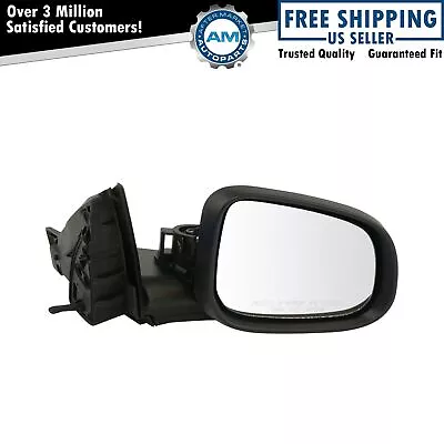 Mirror Power Heated Turn Signal Smooth Black Passenger Right RH For 07-11 S80 • $161.90