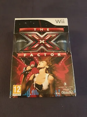 The X Factor + 2 Microphones - Big Box For Nintendo Wii Game - New Still Sealed • £22.50