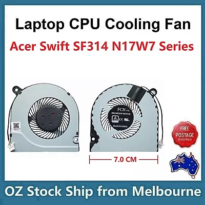 CPU Cooling Fan For Acer Swift 3 SF314 41 54 56 SF314-41 SF314-54 SF314-56 N17W7 • $22