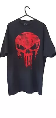 Offical Marvel Punisher T Shirt Retro 2004 M/L Blood Logo RARE • £50