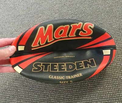 🔶️official Steeden Authentic Mars Bar Advertising Ball Nrl Rugby League Sz. 5 • $79.99