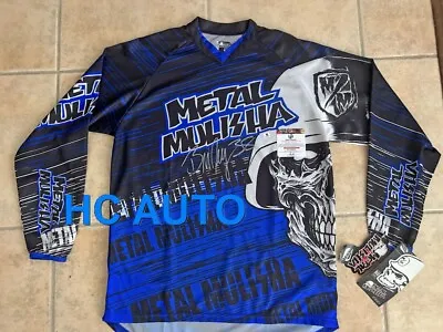 BRIAN DEEGAN Signed BLUE MSR METAL MULISHA JERSEY*large-COA- MCGRATH CARMICHAEL • $549.99