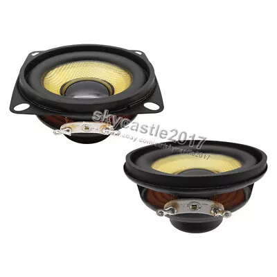 2pcs 2 Inch 52mm 4Ohm 5W Full Range Neodymium Speaker Loudspeaker Horn Trumpet • $9.96