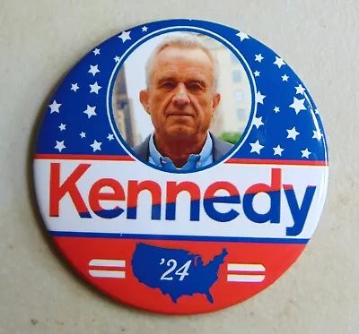 Robert F. Kennedy RFK Jr 2024 Campaign Pin Button Political • $0.99