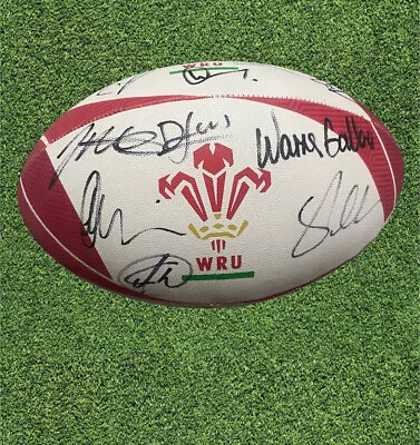 Wales Rugby - Squad Signed 2023 Ball - COA • £500