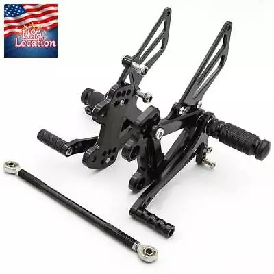 For Kawasaki Ninja ZX6R ZX636 ZX9R ZZR600 US CNC Footpegs Rearset Rear Set Shift • $106.99