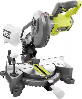 RYOBI 18-Volt ONE+ Cordless 7-1/4 In. Compound Miter Saw - New - Open Box • $139.97