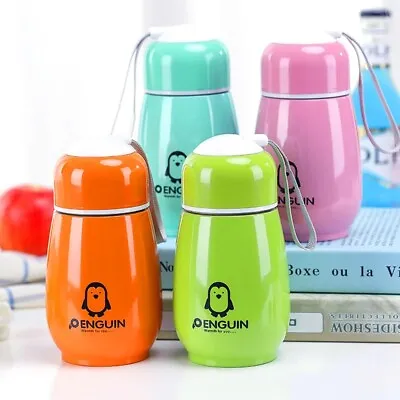 180ml Stainless Steel Mini Penguin Thermos Cup Thermoses Vacuum Flask Sport Mug⭐ • £6.70