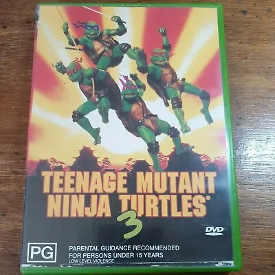 Teenage Mutant Ninja Turtles 3 DVD R4 FREE POST 	Corey Feldman Elias Koteas • $11.87