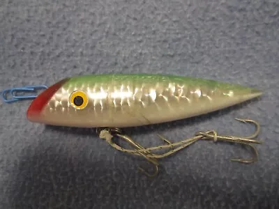 Vintage J-Plug 4 3/4  Salmon Plug Fishing Lure Good Used Condition. • $4.99