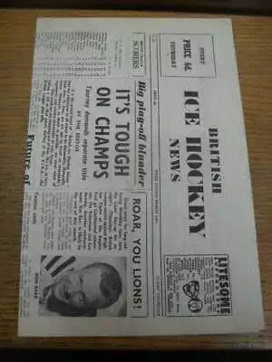 12/03/1960 British Ice Hockey News: Number 045 (4 Pages Folded) • £5.99