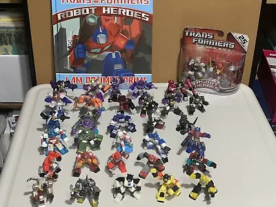 Transformers HUGE Robot Heroes Lot - Book - Unopened Rare Figure! • $300