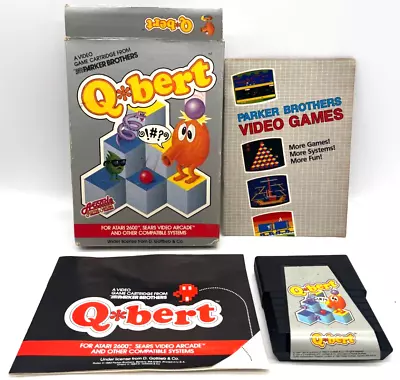 Qbert Atari 2600 CIB Complete Box Manual Untested. • $28.99