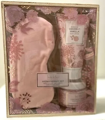 Nicole Miller Aromatherapy Set ~Body Lotion Bath Salts~Eye Mask ~Birthday Gift • $21.95