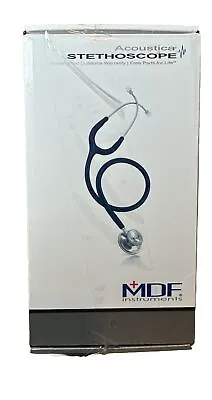 MDF Instruments MDF747XP Acoustica Lightweight Dual Head Stethoscope Aqua/Black • $34.97