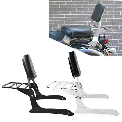 Backrest Sissy Pad & Luggage Rack For Yamaha  XVS1300A Midnight V Star 2007-2015 • $203.67