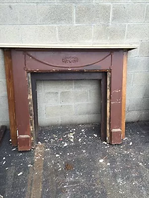 Cm Fp 42 Antique Oak Fireplace Mantle • $375