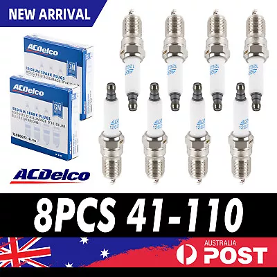 8PCS Genuine 41-110 Iridium Spark Plugs 12621258 For Holden Commodore Statesman • $66.49