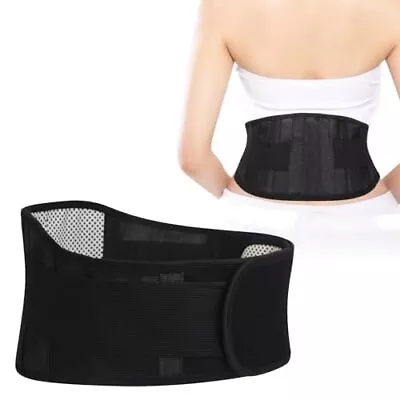 JUSDIQIR Magnetic Therapy Back Brace Lumbar Support Self-Heating Back Belt Lo... • $12.99
