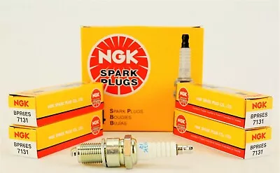 Set Of 4 NGK 7131 Nickel Spark Plugs BPR6ES For Porsche Renault Suzuki VW Audi • $14.69