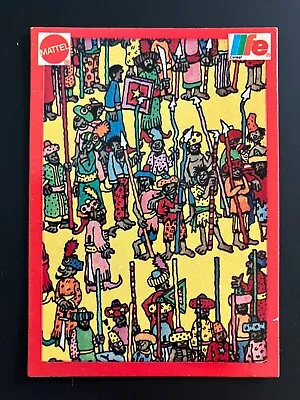 Vintage Mattel Life Cereal 1991 Where’s Waldo Limited Edition Card #8 Of 12 • $1.99